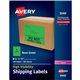 Avery Neon Shipping Labels for Laser Printers, 8-1/2" x 11" , 100 Neon Green Labels (5940) - Avery Neon Shipping Labels, 8-1/2" 