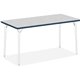 Lorell Classroom Rectangular Activity Tabletop - For - Table TopGray Nebula Rectangle, High Pressure Laminate (HPL) Top x 60" Ta