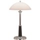 Lorell 24" 10-watt Contemporary Desk Lamp - 24" Height - 7.8" Width - 2 x 10 W CFL Bulb - Chrome - Desk Mountable - Chrome - for
