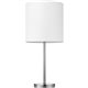 Lorell 10-watt LED Bulb Table Lamp - 22" Height - 10" Width - 10 W LED Bulb - Brushed Nickel - Desk Mountable - Silver - for Tab