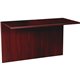 Lorell Prominence 2.0 Mahogany Laminate Bridge - 48" x 24"29" , 1" Top - Band Edge - Material: Particleboard - Finish: Laminate