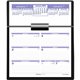 At-A-Glance Flip-A-Week Desk Calendar and Base - Large Size - Julian Dates - Weekly - 12 Month - January 2024 - December 2024 - 