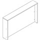 Lorell Prominence 2.0 Gray Elm Laminate Desk Unit - 74.3" x 11.9"12" , 1" Table Top, 0.1" Edge - Band Edge - Material: Particleb