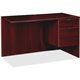 Lorell Prominence 2.0 Mahogany Laminate Box/File Right Return - 2-Drawer - 42" x 24"29" , 1" Top - 2 x File, Box Drawer(s) - Sin