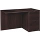 Lorell Prominence 2.0 Espresso Laminate Right Return - 2-Drawer - 48" x 24"29" , 1" Top - 2 x File Drawer(s) - Band Edge - Mater