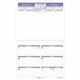 At-A-Glance Flip-A-Week Desk Calendar Refill - Small Size - Julian Dates - Weekly - 12 Month - January 2024 - December 2024 - 1 
