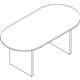 Lorell Prominence Racetrack Conference Table - 72" x 36"29" , 1" Top, 0.1" Edge - Material: Particleboard - Finish: Gray