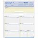 At-A-Glance QuickNotes Flip-A-WeekRefill - Small Size - Julian Dates - Weekly - 12 Month - January 2024 - December 2024 - 1 Week