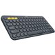Logitech K380 Multi-Device Bluetooth Keyboard - Wireless Connectivity - Bluetooth - 79 Key - QWERTY Layout - Computer, Tablet, S