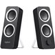 Logitech Multimedia Speakers Z200 with Stereo Sound for Multiple Devices (Midnight Black) - 1 Pack