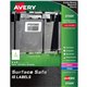 Avery Surface Safe ID Label - 3" Width x 5" Length - Removable Adhesive - Rectangle - Laser, Inkjet - White - Film - 4 / Sheet -
