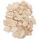 Creativity Street Creativity Street Natural Wood Shapes Set - Star, Heart, Geometric, Circle, Square Shape - Natural - Wood - 10