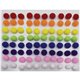 Creativity Street Peel-n-Stick Pom Pons - Project - 11.75"Height x 1.50"Width x 9.25"Length - 240 / Pack - White, Pink, Purple, 