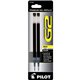 Pilot G2 Bold Gel Pen Refills - 1 mm, Bold Point - Black Ink - Smear Proof, Water Resistant - 2 / Pack