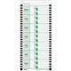 Lathem Thermal Time Clock Weekly Attendance Cards - 8.25" x 3.38" Form Size - White - Black Print Color - 100 / Pack