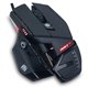 Mad Catz The Authentic R.A.T. 4+ Optical Gaming Mouse - PixArt PMW3330 - Cable - Black - 1 Pack - USB 2.0 - 7200 dpi - 9 Button(