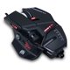 Mad Catz The Authentic R.A.T. 6+ Optical Gaming Mouse - PixArt PMW3360 - Cable - Black - 1 Pack - USB 2.0 - 12000 dpi - 11 Butto