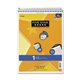 Mead 1-Subject Notepad - 100 Sheets - Wire Bound - 8 1/2" x 11" - White Paper - Assorted Laminated Plastic Cover - Perforated - 