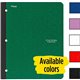 Five Star 11" 1-subject Wireless Notebook - 80 Sheets - Sewn - College Ruled - 3 Hole(s) - 9 1/8" x 11" - BlackPlastic Cover - P