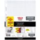 Five Star Reinforced Filler Paper - Letter - 3-ring Binding - Both Side Ruling Surface - Quad Ruled - 20 lb Basis Weight - Lette
