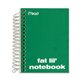 Mead Fat Lil' Notebook - 200 Sheets - Wire Bound - 4" x 5 1/2" - White Paper - AssortedCardboard Cover - Perforated - 1 Each