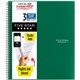 Five Star College Ruled 3 - subject Notebook - Letter - 150 Sheets - Wire Bound - College Ruled - Letter - 8 1/2" x 11" - GreenK