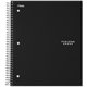 Five Star College Ruled 3 - subject Notebook - Letter - 150 Sheets - Wire Bound - College Ruled - Letter - 8 1/2" x 11" - BlackK