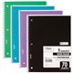 Mead 1 Subject Wide Ruled Spiral Notebook - 70 Sheets - 140 Pages - Spiral Bound - 3 Hole(s) - 10 1/2" x 8" - 10" x 8" x 0.5" - 