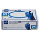 Medline SensiCare Ice Blue Nitrile Exam Gloves - Medium Size - Dark Blue - Comfortable, Chemical Resistant, Latex-free, Textured