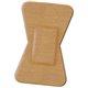 Medline Comfort Cloth Woven Finger Tip Bandage - 1.50" x 2.12" - 100/Box - Tan