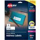Avery Address Labels with Sure Feed and Easy Peel Technology, Glossy White Labels, 1" x 2-5/8" , Permanent, Laser Only, 750 Glos