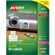 Avery TrueBlock ID Label - Waterproof - 1 1/4" Width x 1 3/4" Length - Permanent Adhesive - Rectangle - Laser - White - Film - 3