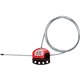 Master Lock Adjustable Cable Lockout - Black, Red - Plastic - 6 ft