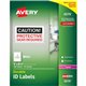 Avery TrueBlock ID Label - Waterproof - 5" Width x 8 1/8" Length - Permanent Adhesive - Rectangle - Laser - White - Film - 2 / S