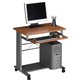 Mayline Empire Mobile PC Workstation - For - Table TopRectangle Top - Assembly Required - Steel - 1 Each