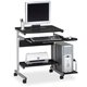 Mayline Eastwinds 946 Portrait PC Desk Cart - For - Table TopAnthracite Top - 19.25" Table Top Length x 36.50" Table Top Width -