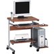 Mayline Eastwinds 946 Portrait PC Desk Cart - 19.25" Table Top Length x 36.50" Table Top Width - Assembly Required - Thermofoil,