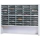 Mayline Mailflow-T-Go Mailroom System - 50 Compartment(s) - 2 Tier(s) - Compartment Size 2.63" x 11.63" x 13.25" - 46.3" Height 