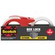 Scotch Box Lock Dispenser Packaging Tape - 55 yd Length x 1.88" Width - Dispenser Included - 2 / Pack - Clear