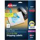 Avery Shipping Labels with Sure Feed for Color Laser Printers, Print-to-the-Edge, 3-3/4" x 4-3/4" , 100 White Labels (6878) - Av