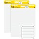 Post-it Super Sticky Easel Pad - 30 Sheets - Ruled25" x 30" - Self-stick, Resist Bleed-through, Handle, Sturdy Backcard, Univers