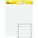 Post-it Easel Pad - 30 Sheets - Ruled25" x 30" - Self-stick, Resist Bleed-through, Handle, Sturdy Backcard, Universal Slot, Repo
