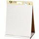 Post-it Tabletop Easel Pads - 20 Sheets - Plain - Stapled - 18.50 lb Basis Weight - 20" x 23" - White Paper - Resist Bleed-throu