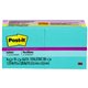 Post-it Super Sticky Notes - Supernova Neons Color Collection - 720 x Multicolor - 2" x 2" - Rectangle - 90 Sheets per Pad - Aqu