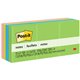Post-it Notes Original Notepads - Floral Fantasy Color Collection - 1200 - 1.50" x 2" - Rectangle - 100 Sheets per Pad - Unruled