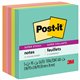 Post-it Super Sticky Notes - Supernova Neons Color Collection - 3" x 3" - Square - 90 Sheets per Pad - Aqua Splash, Acid Lime, G