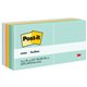 Post-it Notes - Beachside Caf&eacute Color Collection - 1200 - 3" x 3" - Square - 100 Sheets per Pad - Unruled - Fresh Mint, Aqu