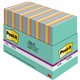 Post-it Super Sticky Notes - Supernova Neons Color Collection - 4" x 6" - Rectangle - 45 Sheets per Pad - Blue, Green, Pink, Lil