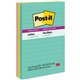 Post-it Super Sticky Notes - Supernova Neons Color Collection - 270 x Multicolor - 4" x 6" - Rectangle - 90 Sheets per Pad - Rul