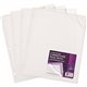 Avery Corner Lock Plastic Sleeves - 20 x Sheet Capacity - For Letter 8 1/2" x 11" Sheet - 3 x Holes - Ring Binder - Clear - Poly